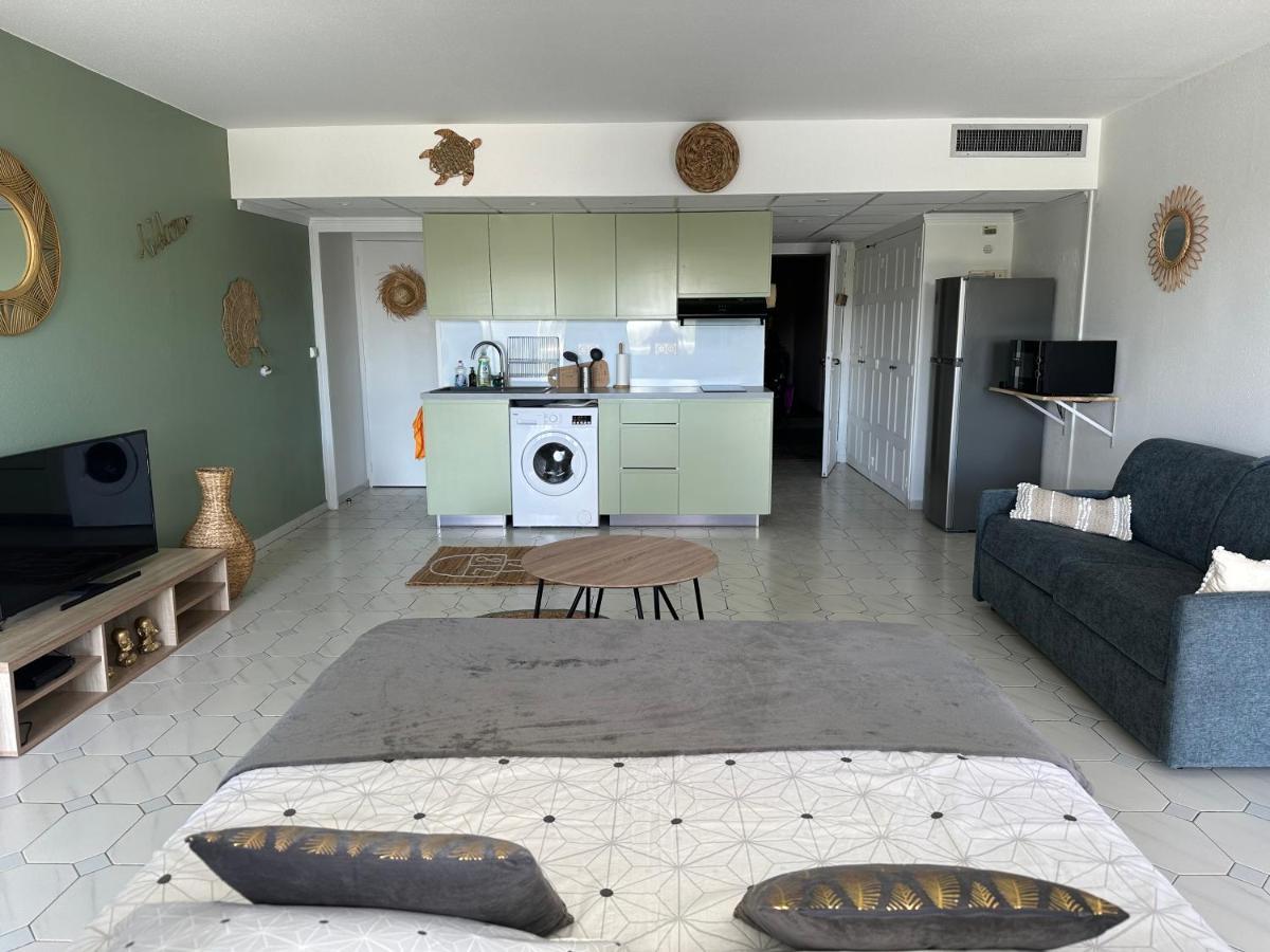 Grand Studio Zen Idealement Situe A Saint-Francois Avec Piscine Et Terrasse Zewnętrze zdjęcie
